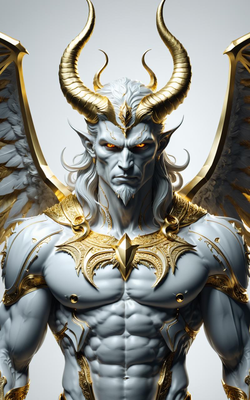 04411-4048731276-Biogenetic Lucifer in white and gold, trending on artstation, sharp focus, studio photo, intricate details, highly detailed, by.png